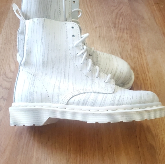 Doc Marten Pascal Painter Leather Combat Boots, Mens Size 6, Womans 7 - Picture 2 of 12